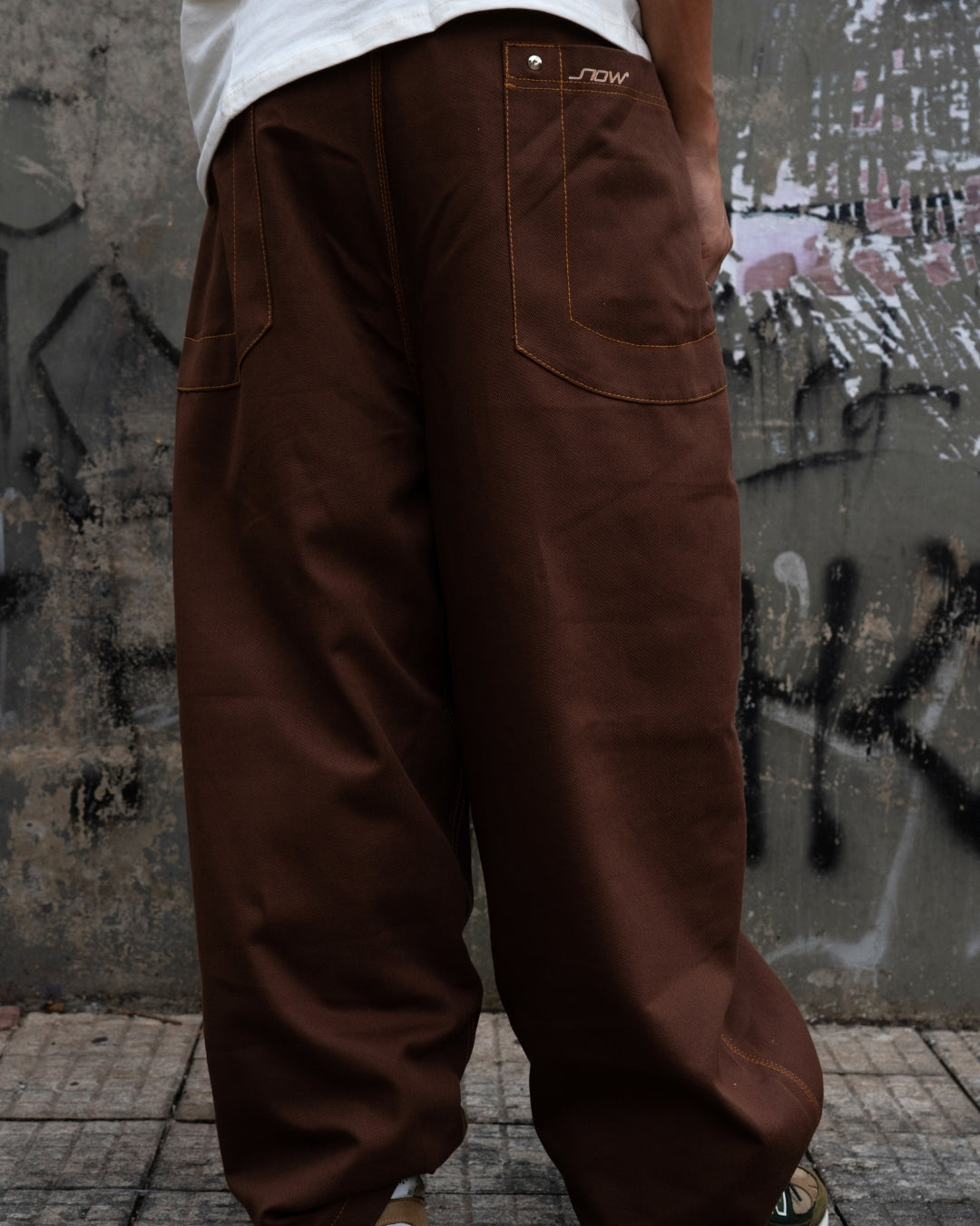 CALÇA BAGGY "BROWN"