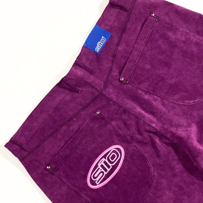 CALÇA BAGGY VELUDO "PURPLE"