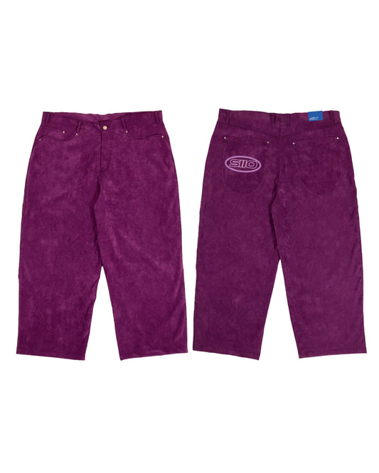 CALÇA BAGGY VELUDO "PURPLE"